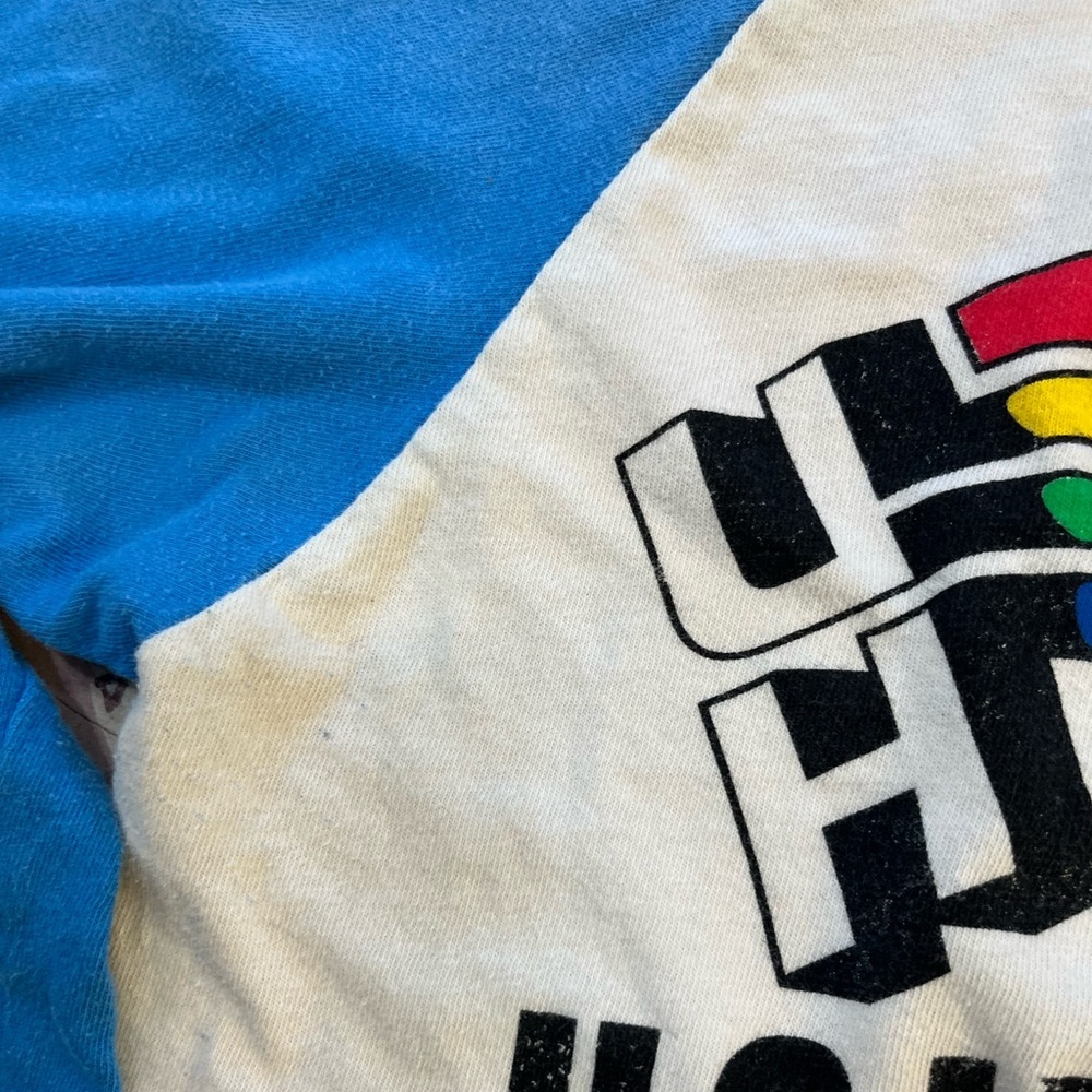 Chip & Pepper University of Hawaii Raglan Shirt - Blue and White-L - Picture 10 of 10